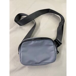 Crossbody Bag Minimalist Gray Nylon Travel‎ Shoulder Bag Purse